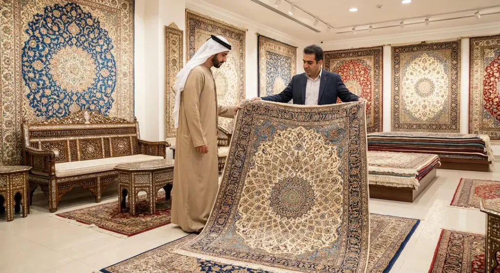 الدليل الشامل لتنسيق السجاد الإيراني مع فخامة الأثاث العربي