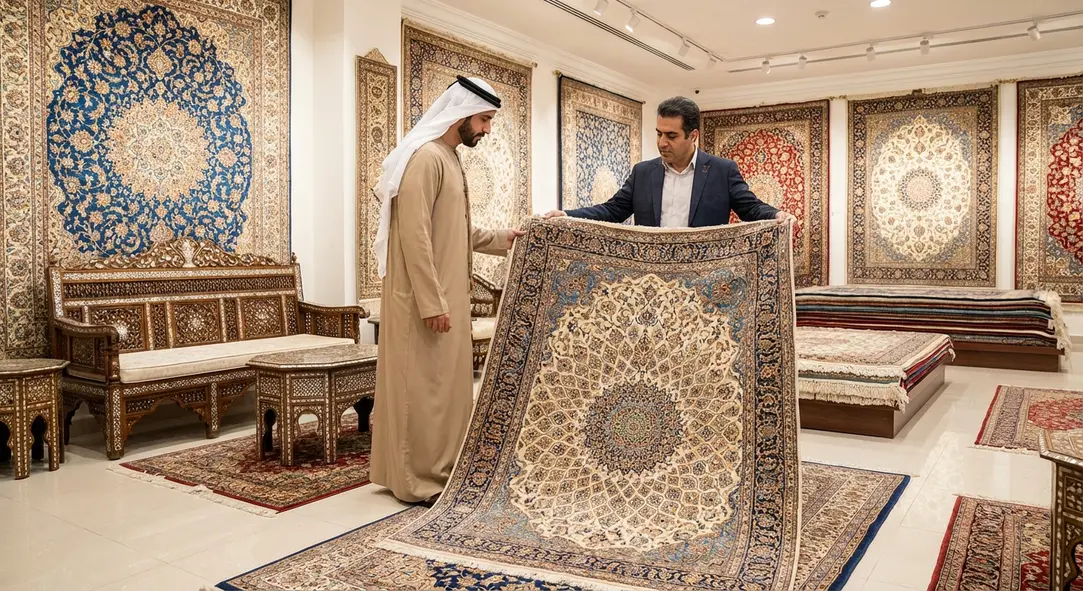 الدليل الشامل لتنسيق السجاد الإيراني مع فخامة الأثاث العربي
